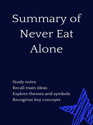 cover image of Summary of Never Eat Alone